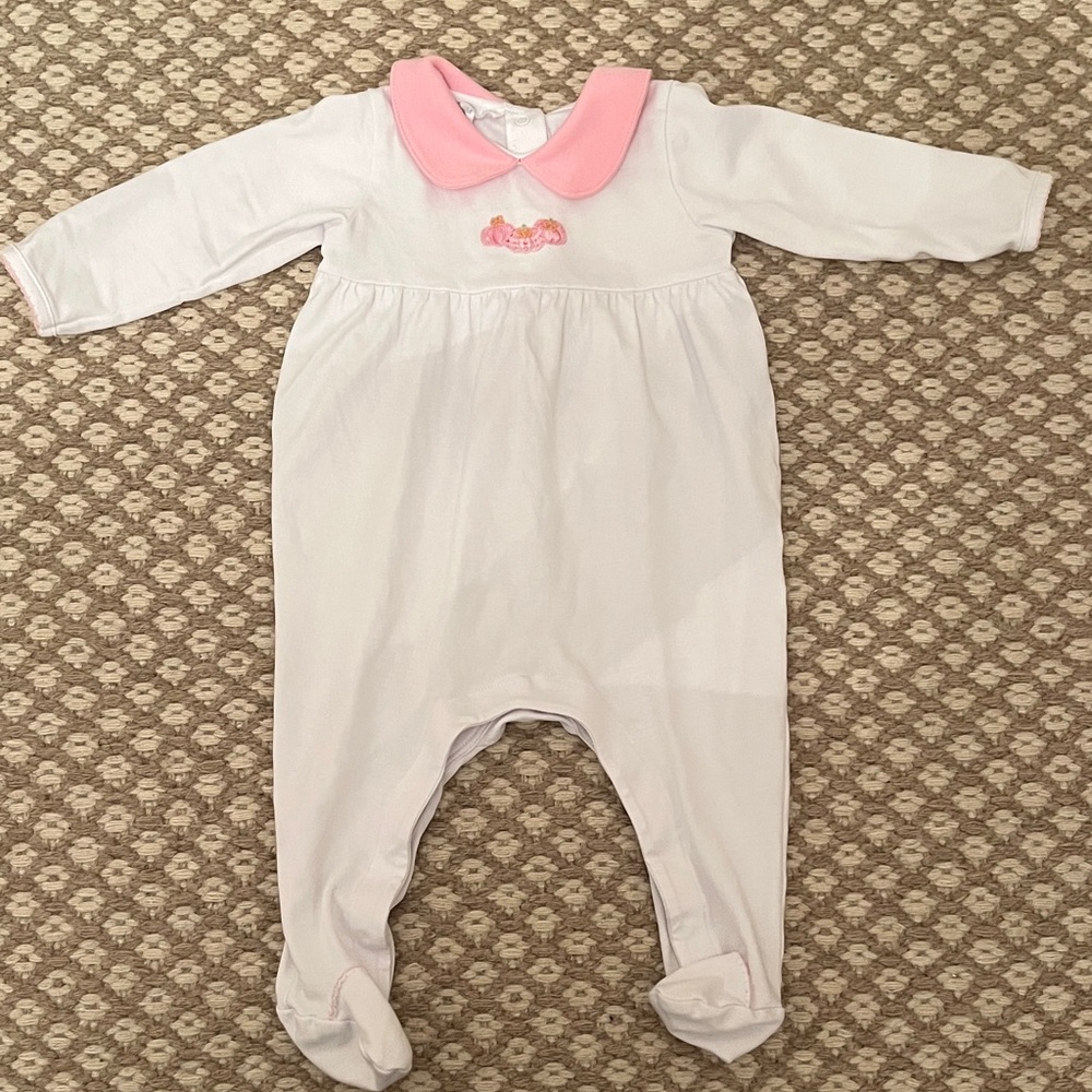 Magnolia Baby Fall/Pumpkin Collared Footie